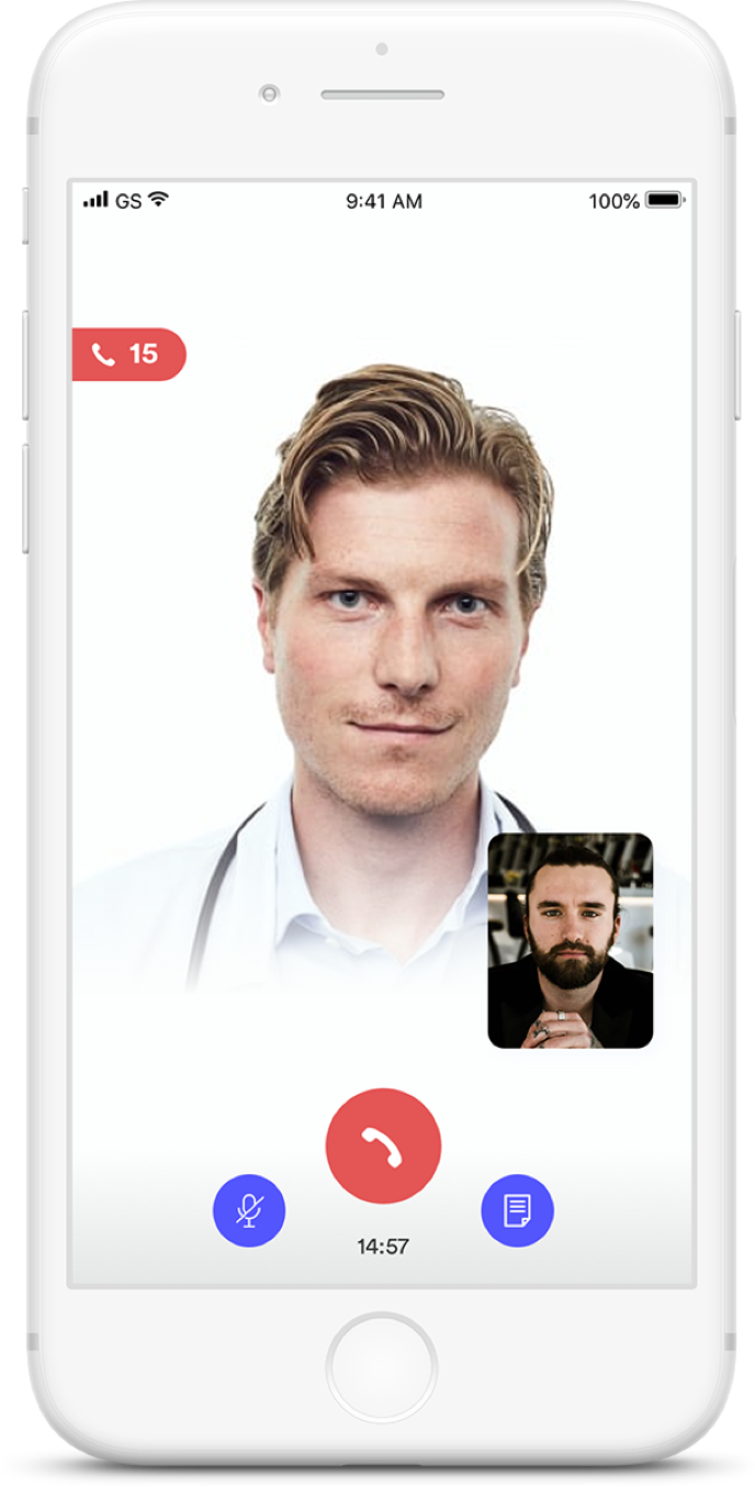 Aperçu de l'interface médecin Iji